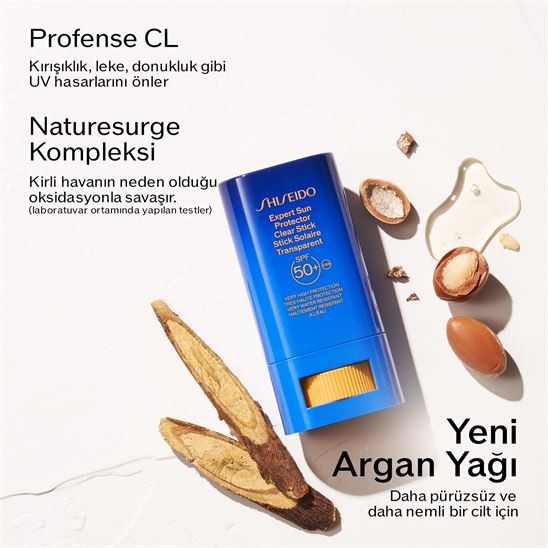 Shiseido UV Protective Clear Stick SPF 50 + Wetforce Güneş Koruyucu 20g