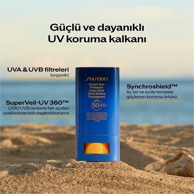 Shiseido UV Protective Clear Stick SPF 50 + Wetforce Güneş Koruyucu 20g